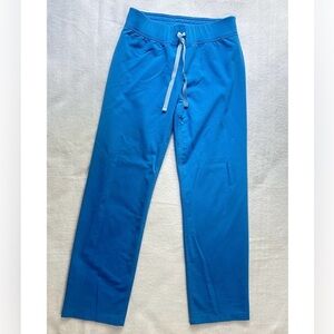 Figs Blue Straight Leg Pants